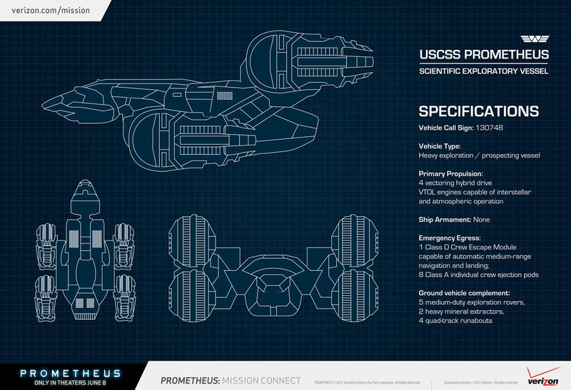 Illustration for article titled Massive collection of Prometheus stills take you inside Ridley Scott's new spaceship